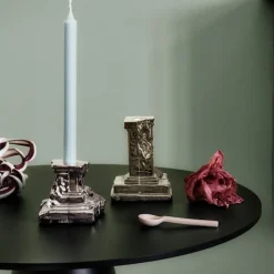 Rocky Baroque Candlestick Glossy Glaze