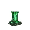 Rocky Baroque Candlestick Emerald Green