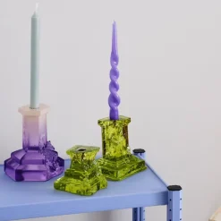 Rocky Barouqe Candlestick Lime