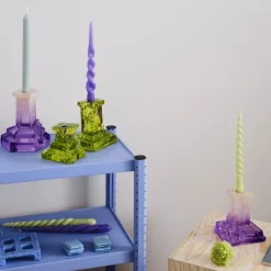 Rocky Barouqe Candlestick Lime