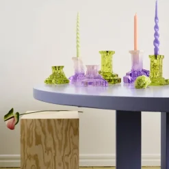 Rocky Barouqe Candlestick Lime