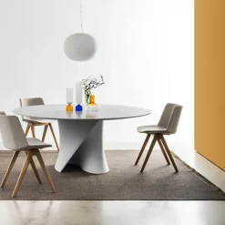 S Table Marble