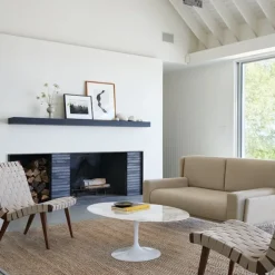 Saarinen Oval Sofabord Black