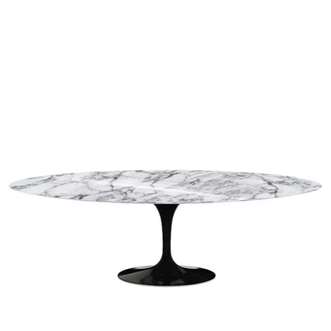 Saarinen Oval spisebord 244 cm Black