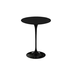 Saarinen Round sidebord Ø 41 cm Black