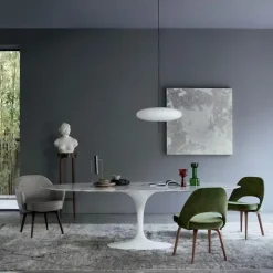 Saarinen Round spisebord Ø 137 cm Black