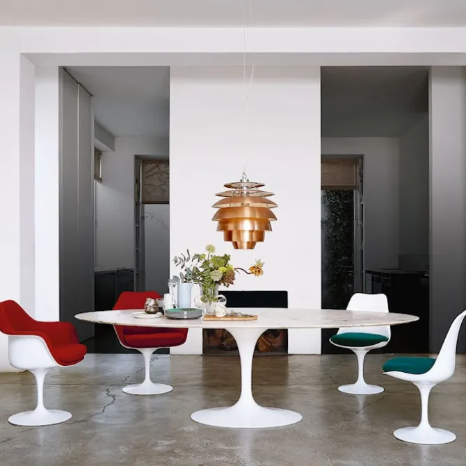 Saarinen Tulip stol White