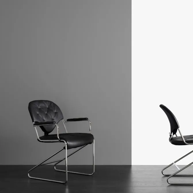 Sam Karmstol Classic Soft 88 Svart