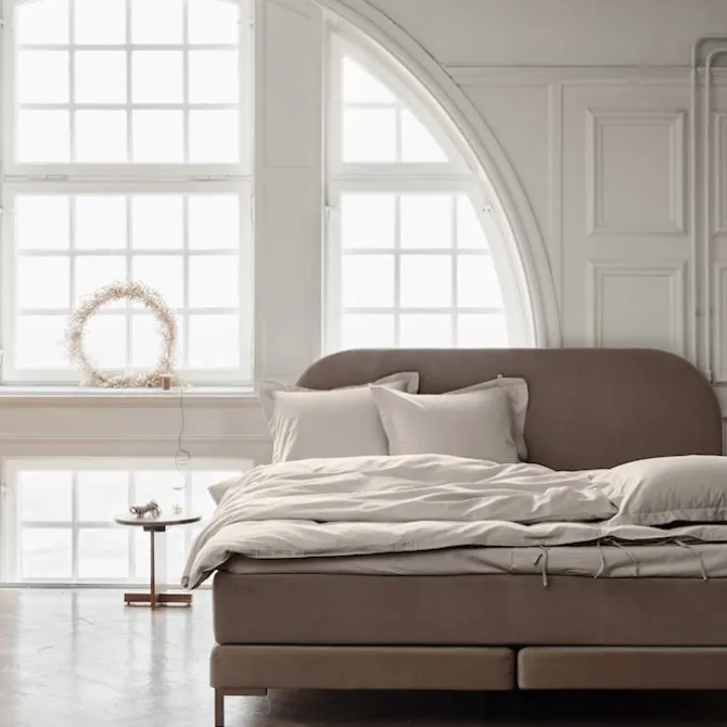 Satina Putetrekk Beige