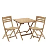 Selandia spisegruppe kvadratisk bord & 2 stoler