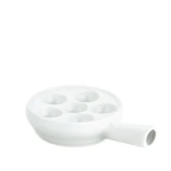 Serie originale sneglepanne 11,5 cm hvit