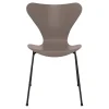Series 7 stol 3107 farget askfiner stålram svart