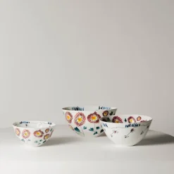 Serving Bowl L Anemone Milk