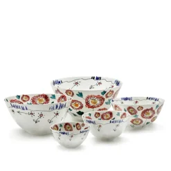 Serving Bowl L Anemone Milk