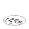 Serving Plate Camelia Aubergine