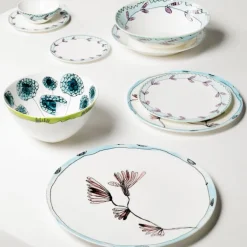 Serving Plate Camelia Aubergine