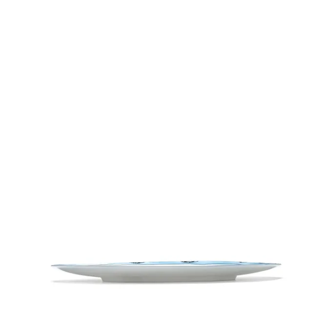 Serving Plate Camelia Aubergine