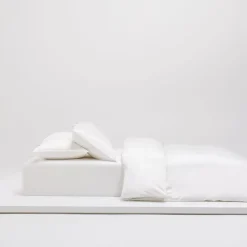 Shade dynetrekk satin crisp white
