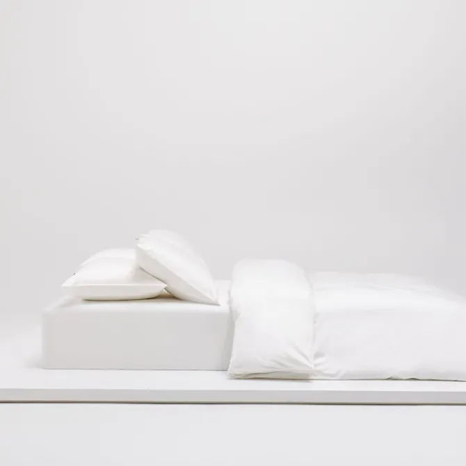 Shade dynetrekk satin crisp white