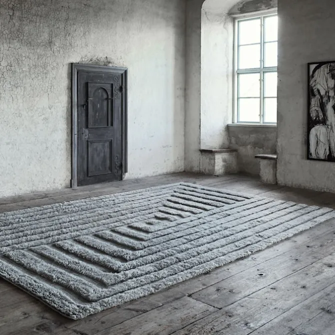Shaggy Labyrinth Grey