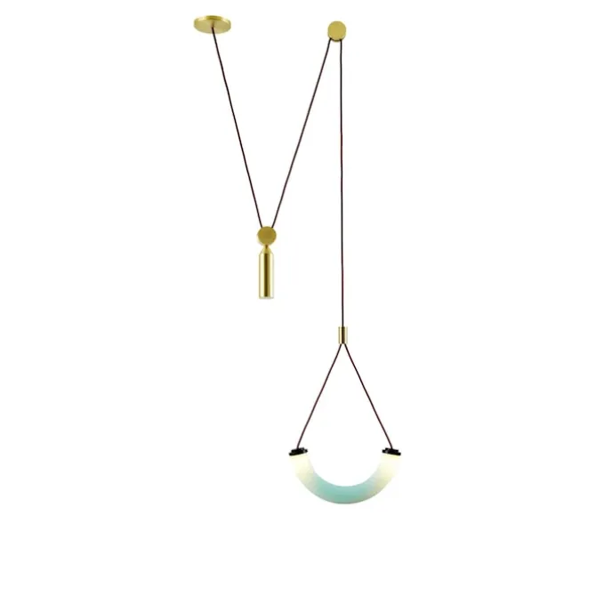 Shape Up Pendant Arc Celadon