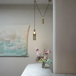 Shape Up Pendant Cylinder Midnight blue