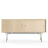 Sideboard utan lådor Oak Veneer