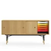 Sideboard Warm med lådor Dark oiled oak Veneer