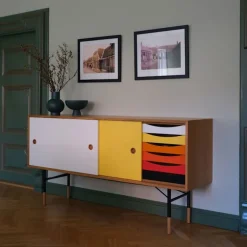 Sideboard Warm med lådor Dark oiled oak Veneer