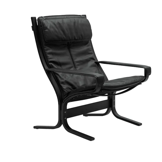 Siesta Fiora High with Armrests Black