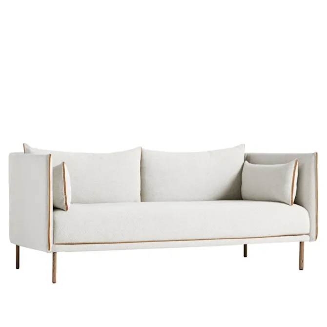 Silhouette 2-seters sofa Cognac Piping/Oiled Oak