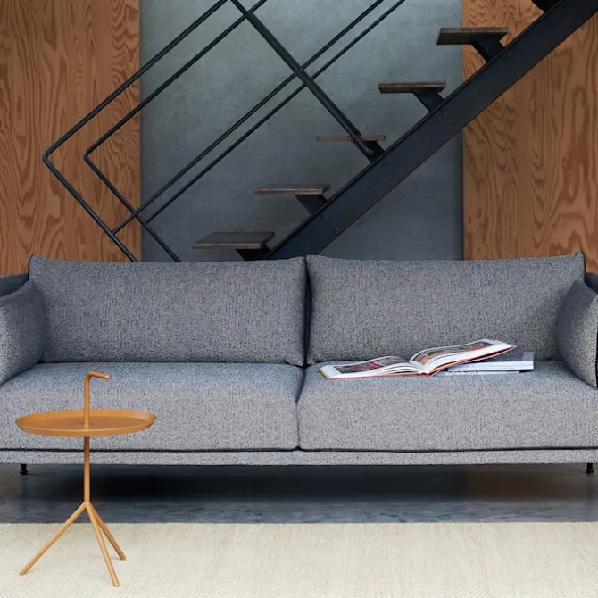 Silhouette 2-seters sofa Cognac Piping/Oiled Oak
