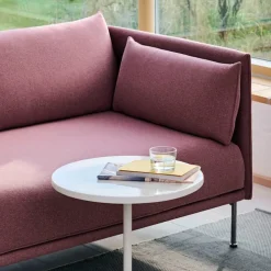 Silhouette 2-seters sofa Matching Piping/Chrome