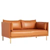 Silhouette 2-seters sofa Matching Piping/Oiled Oak