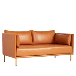 Silhouette 2-seters sofa Matching Piping/Oiled Oak