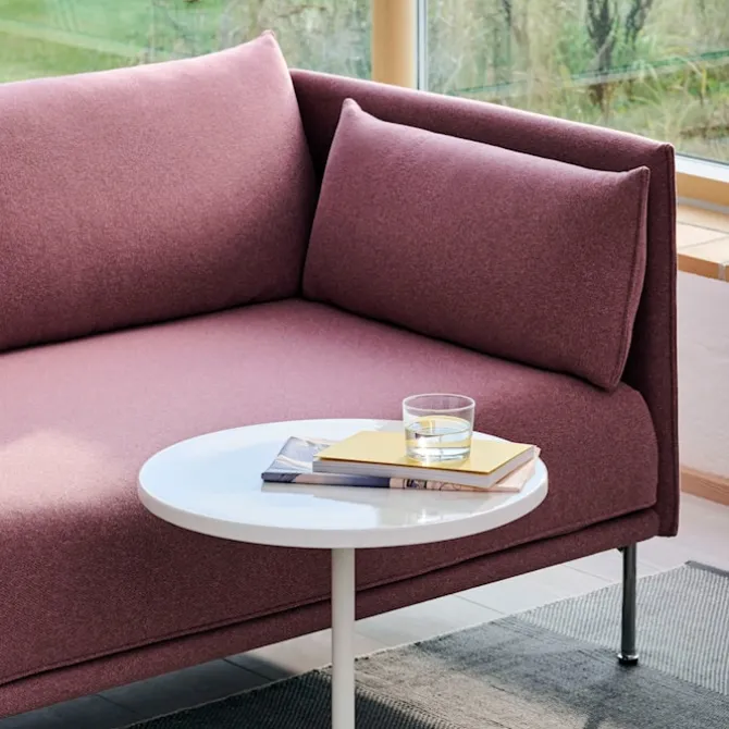 Silhouette 2-seters sofa Matching Piping/Oiled Oak