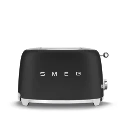 Smeg 2 Slice Toaster Matt Black