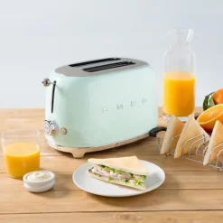 Smeg 2 Slice Toasters Pastel Green