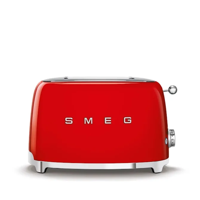 Smeg 2 Slice Toasters Red