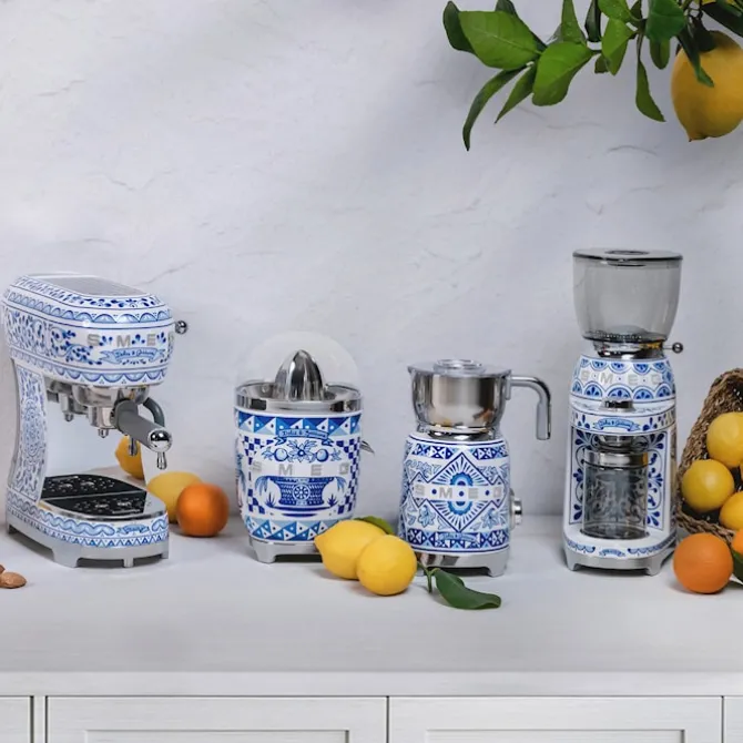 Smeg 2 Slices Toaster Dolce&Gabbana Blue