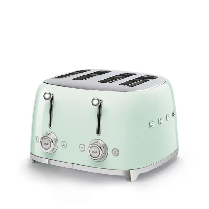 Smeg 4 Slot Toaster Pastel Green