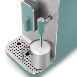 Smeg Automatic Coffee Machine With Steam Wand Emerald Green