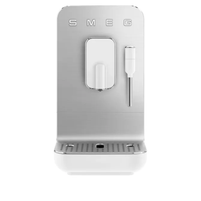 Smeg Automatic Coffee Machine With Steam Wand White