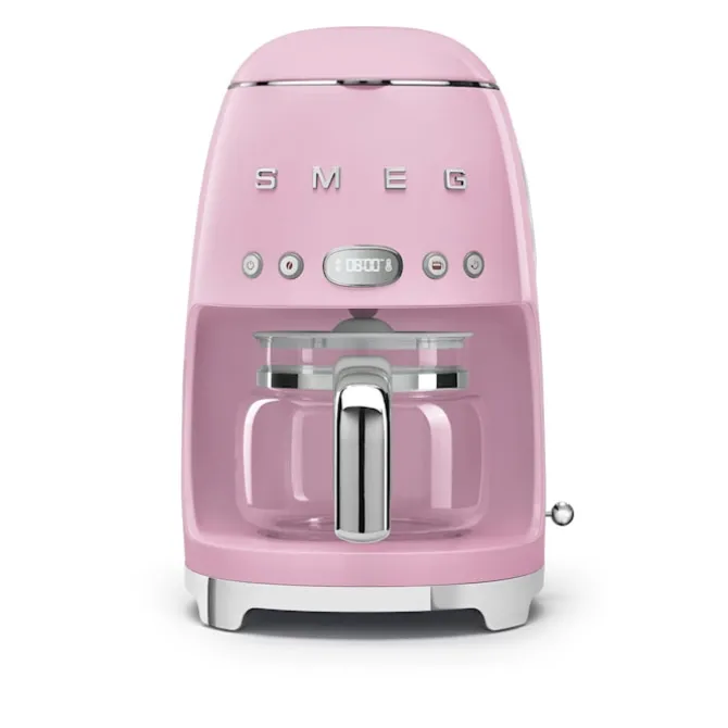 Smeg Drip Coffee Machine Pink
