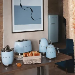Smeg Kettle 1.7 L Adjustable Temperature Pastel Blue