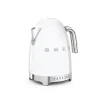Smeg Kettle 1.7 L Adjustable Temperature White