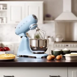 Smeg Stand Mixer Full Color Pastel Blue
