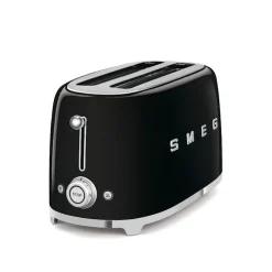 Smeg Toaster 4 Slices Black