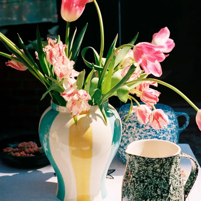 Sobremesa Stripe vase
