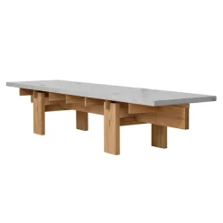 Sofabord V.Lf.02 160 cm - Eik/Kalkstein